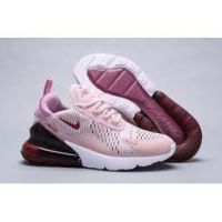 Hot Sale 【Original】 ΝΙΚΕ Korean Ar* Maxx- 270 Women Breathable Fashion Running Shoes Shock Absorption Outdoors Sports Shoes Pink {Free Shipping}