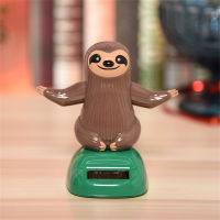 Flasher Store Ready Stock Sloth Solar Car Ornaments Car Accessories Cartoon Moving Head Doll Creative Gifts Car Decoration Accessories Jul.