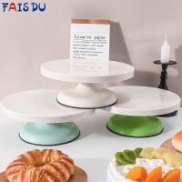 【LZ】▦♛  FAIS-Bolo De Plástico Turntable Stand para Pastelaria antiderrapante Rotativa Do Bolo Kit De Decoração Acessórios De Cozinha Ferramentas De Cozimento