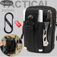 EsoGoal ยุทธวิธี MOLLE POUCH, EDC ยูทิลิตี้เข็มขัดเอว Gadget เกียร์ออแกไนเซอร์กระเป๋าถือที่มี HOLSTER โทรศัพท์มือถือ