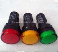 2022 ☆ ไฟสัญญาณ AD11-22/21-7GZ AD11-22/41-7GZ ไฟแสดงสถานะ Φ22MM สีแดงสีเหลืองสีเขียว24V220V