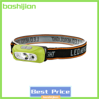 Bashijian ไฟฉายคาดศีรษะเซนเซอร์ตรวจการเคลื่อนไหวของร่างกายไฟชาร์จusb ไฟฉายคาดศีรษะ LED แบบอุปนัยสำหรับกลางแจ้งและตั้งแคมป์กันน้ำ