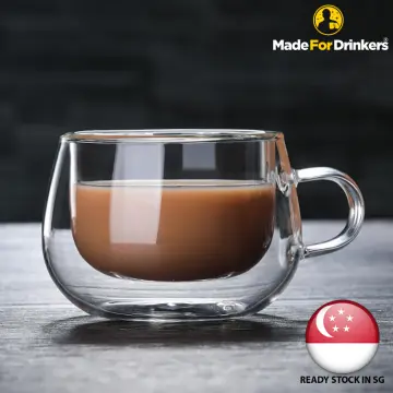 Lead-Free Glass Nespresso Coffee Cup Double Wall Glass Coffee Mug Clear  Insulated Espresso Cups 85/150ml Heat-Resistant Tea Cup - China Glassware  and Coffee Mug price