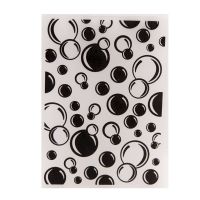 【hot】 New Arrival bubble Plastic Embossing folder Template for Scrapbooking Crafts Making Photo Album Card Decoration