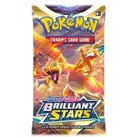 Pokemon 324 360 Pcs/Set Cards Toys Spanish French English Sun&amp;Moon Brilliant Stars Collection  Box  Card Energy Trainer Tag