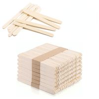 50pcs Popsicle Sticks Pure Natural Wooden Pop Wood Hand Crafts Art Ice Cream Sticks Popsicle Accessories Dropshipping Traps  Drains