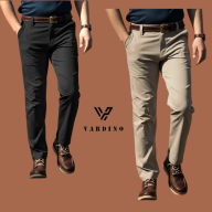 Quần kaki nam trung niên Vardino, quần nam kaki cao cấp công sở ống suông, form dáng rộng, ống rộng chất đẹp K01 thumbnail