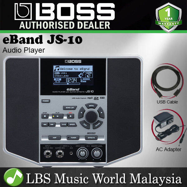 Boss eBand JS-10 Audio Player and Trainer Speaker Amplifier with