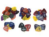 50pcs Alice Glossy ABS Guitar Pick with Assorted Colors 6 Thickness 0.58/0.71/0.81/0.96/1.2/1.5