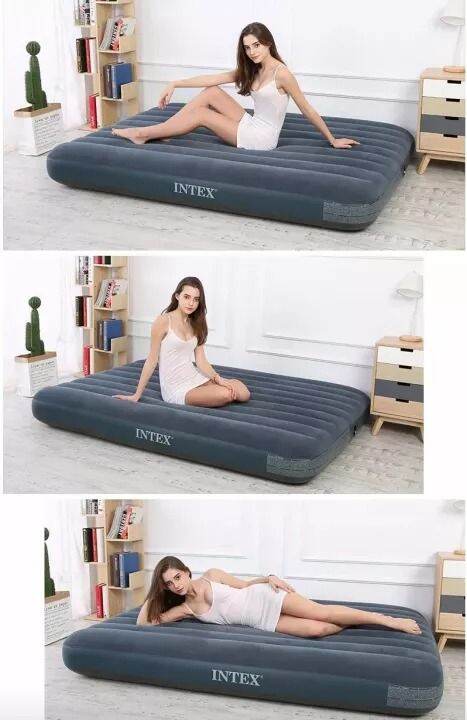 ที่นอนเป่าลม-intex-classic-downy-airbed-ที่นอน-2-5-ฟุต-4-5-ฟุต-ที่นอนสูบลม-ที่นอนพองลม-ที่นอนแบบเตียงเดี่ยว-ที่นอนกำมะหยี่-นอนสบาย-ไม่ปวดหลัง