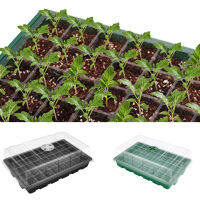 ⭐️【คุณภาพสูง+มีสต๊อก】⭐️Se-Eding Tray Se-Ed Starter Tray,1ชิ้น Mini Plant Greenhouse Planting Kit,มีความชื้นและโดมระบายอากาศและ Se-Ed Starter Base (40แกนต่อถาด)