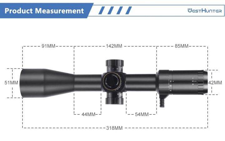 westhunter-hd-ffp-4-16x44-เส้นเล็งขยายตามซูม-รับประกันของแท้