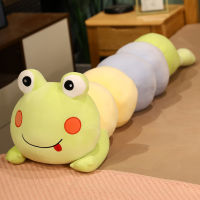 Cute fruit caterpillar doll plush toy comforts children sleeping pillow long pillow little girl doll