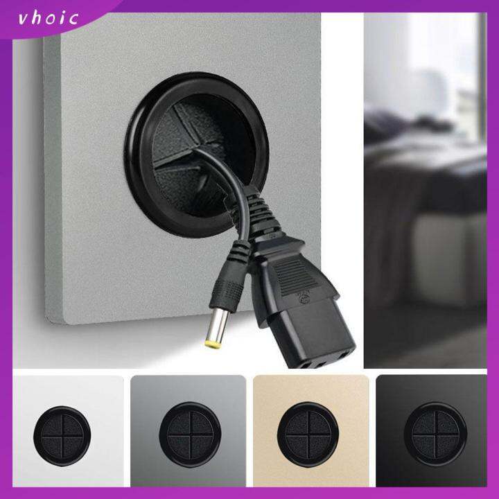 VHOIC 1Pcs Electrical Supplies With Rubber Pad With Outlet Hole Cable ...