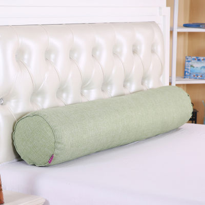 Bedboard Long Pillow for Sleeping Round Body Cushion Chair Pad Backrest Head Pillows