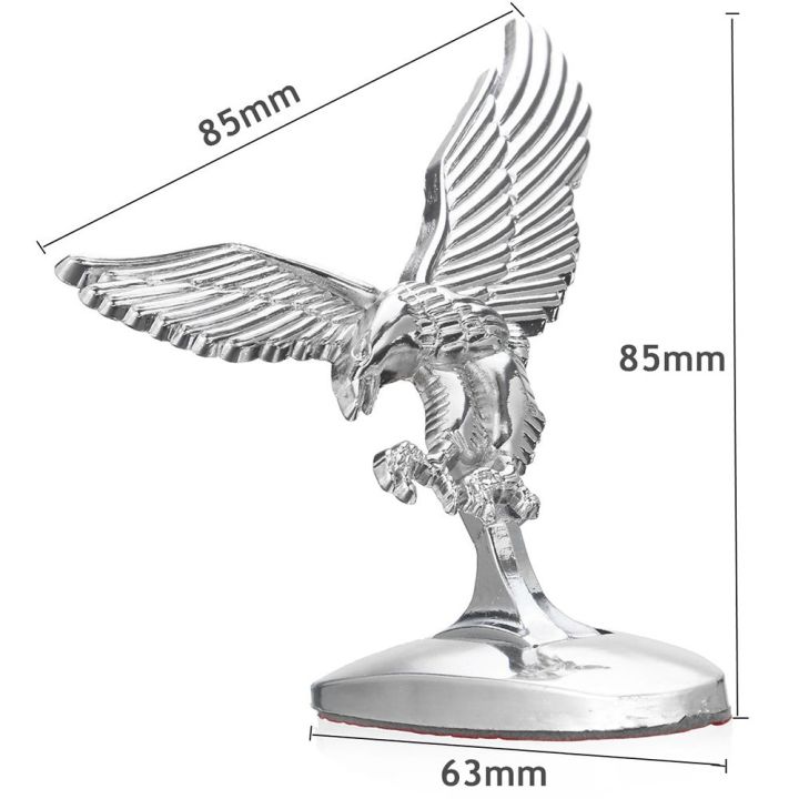สัญลักษณ์-a6277โครเมียมอุปกรณ์เสริมสำหรับดัดแปลงตราสัญลักษณ์นกอินทรีฝาครอบด้านหน้าโลโก้สติ๊กเกอร์ติดรถการตกแต่งภายนอก
