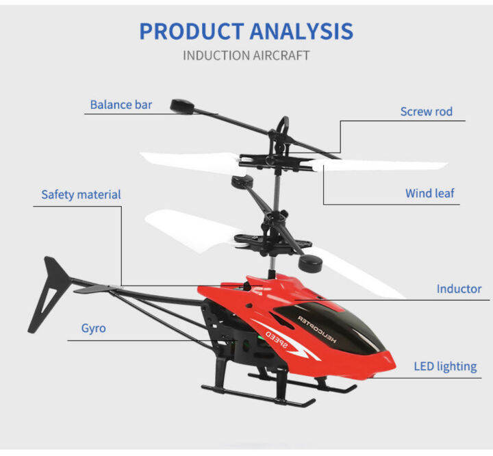 ของเล่นเฮลิคอปเตอร์-เครื่องบิน-เฮลิคอปเตอร์-งานอดิเรกสำหรับเด็ก-รีคอปเตอร์rc-เครื่องบินอัจฉริยะขนาดเล็ก-พร้อมส่งจากไทย