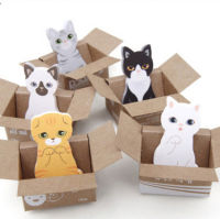 3D Kawaii Cat พร้อมกล่องน่ารักมินิโน้ต