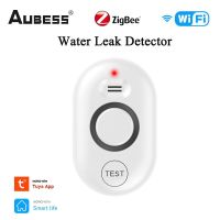 【LZ】△  Aubess-Zigbee WiFi Detector De Vazamento De Água Sensor De Inundação Tanque De Água Alarme Completo Smart Home Via Tuya Vida Inteligente Proteção De Segurança