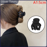 [Oliver Timmy] แฟชั่นเกาหลีผมหางม้าสีดำแบบคงที่สิ่งประดิษฐ์ที่หนีบผมเครื่องประดับผมสำหรับผู้หญิงเครื่องประดับผมเด็กผู้หญิง