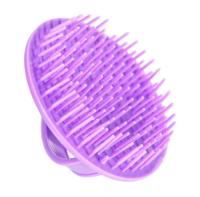 2pcs silicone hair massage comb wash scalp cleansing brush head massager styling tools