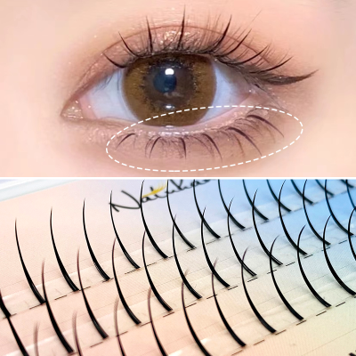 NATUHANA Lashes 3D Am รูปร่าง Lndividual Eyelash Extension Lndividual Fairy Angel Eye Lash Extensioin False Mink Lash แต่งหน้า