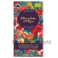 ช็อกโกแลตแอนด์เลิฟทับทิม 80 ก/Chocolate &amp; Love Pomegranate 80 G