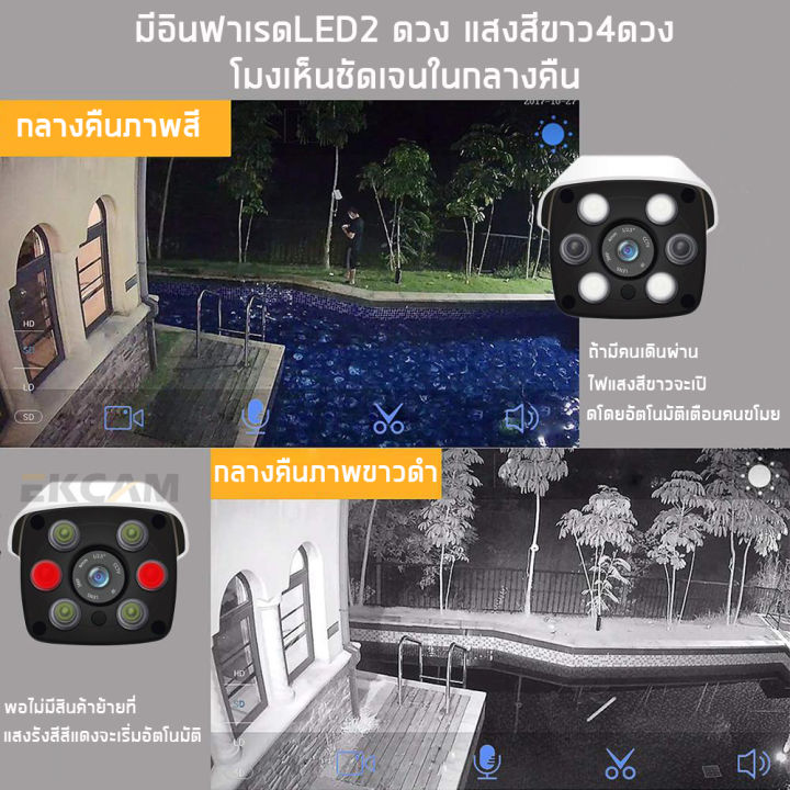 ekcam-top-onsale-กล้องวงจรปิด-wifi-กล้องวงจรปิด-cctv-ip-camera-360-cctv-security-cameras-cctv-security-night-vision-โทรทัศน์วงจรปิด-รีโมทโทรศัพท์มือถือ