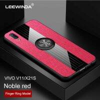 LEEWINDA สำหรับ Vivo X21S V11เคสโทรศัพท์ Huawei,ผ้ารูปแบบกรอบหุ้มรถแม่เหล็กแหวนฝาหลัง