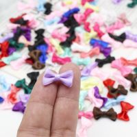 50/100pcs 10mm-20mm Small Satin Ribbon Bows Flower ribbon bows Craft Kids cloth Wedding Party Sewing DIY Decorations