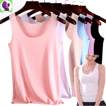 Women's Camisoles Slim Fit Stretch Tank Solid Tops Silk Satin V Neck  Spaghetti Strap Cami Plus Size Sleeveless Blouses