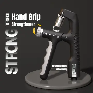 10-100kg Digital Adjustable Hand Grip Exerciser 