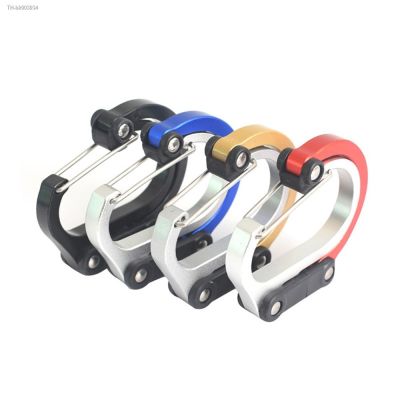 ✻♗✘ D-Shape Carabiner 360 rotationAlloy Buckle Climb Hook Clip Backpack Keychain Outdoor Survival Climbing Equipment Multipurpose