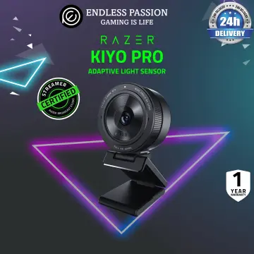 Razer Kiyo Pro Streaming Webcam: Full HD 1080p 60FPS - Adaptive Light  Sensor - HDR-Enabled - Wide-Angle Lens with Adjustable FOV - Works with