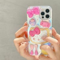 [ร้อนแรง] เคสสำหรับซัมซุงโทรศัพท์ Sanrio Hello Kitty 3D สามมิติ S20 S21 S22 FE S22พิเศษบวก S10 S10 5G