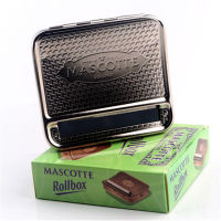 MASCOTTE Roll Box Automatic Clgarette Case Portable GIZEH Rollbox Metal Hand-rolling Making Machine Ashtray