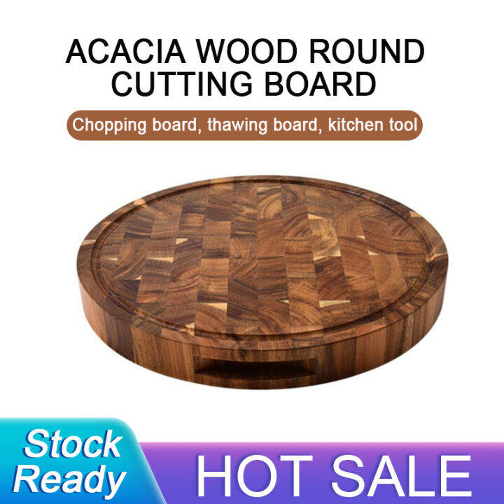 Acacia Wood End Grain Cutting Boards Wooden Butcher Block Meat Cutting