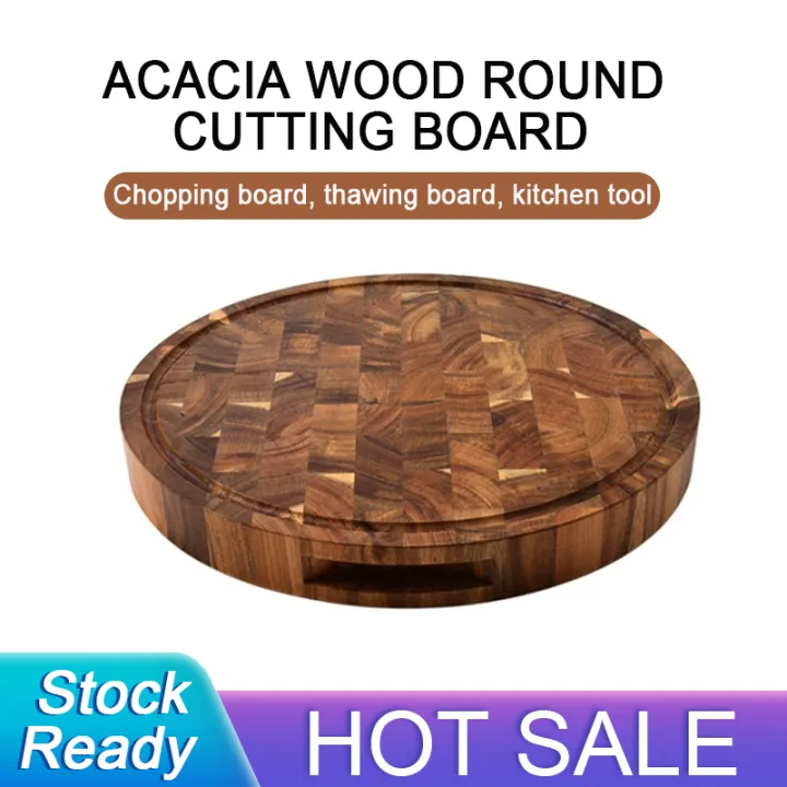 Fox Run 28199 20 x 14 x 3 Acacia Wood Chopping Block