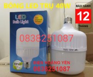 HCMBóng đèn Led trụ 40W Siêu sáng - tiết kiệm điện Trắng