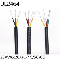 เครื่องขยายกำลังสัญญาณ Ul2464 20awg ปลอกหุ้มฉนวนพีวีซี3 4 5 6แกนสายเคเบิลทองแดงโคมไฟมีเสียงสายควบคุมไฟฟ้า