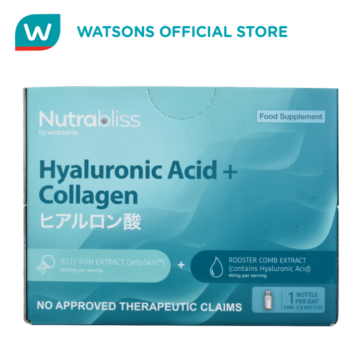NUTRABLISS BY WATSONS Hyaluronic Acid + Collagen Ready To Drink 1
