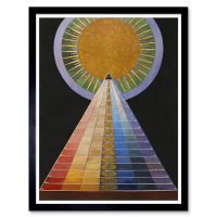 ภาพวาด Hilma Af Klint 1907 Altarpiece NoGroup โปสเตอร์ผ้าใบผนังผ้าใบตกแต่งของขวัญ New