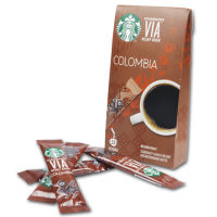 VIA COLOMBIA Ready Brew Medium Roast Starbucks 12ซอง (BestBefore☕️20Mar24) กาแฟสำเร็จรูปสตาร์บัคส์