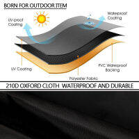 【cw】210T A Cover Universal Waterproof Kart Motorcycle Vehicle Scooter Motorbike Covers Black Sleeve With Storage Bag ！