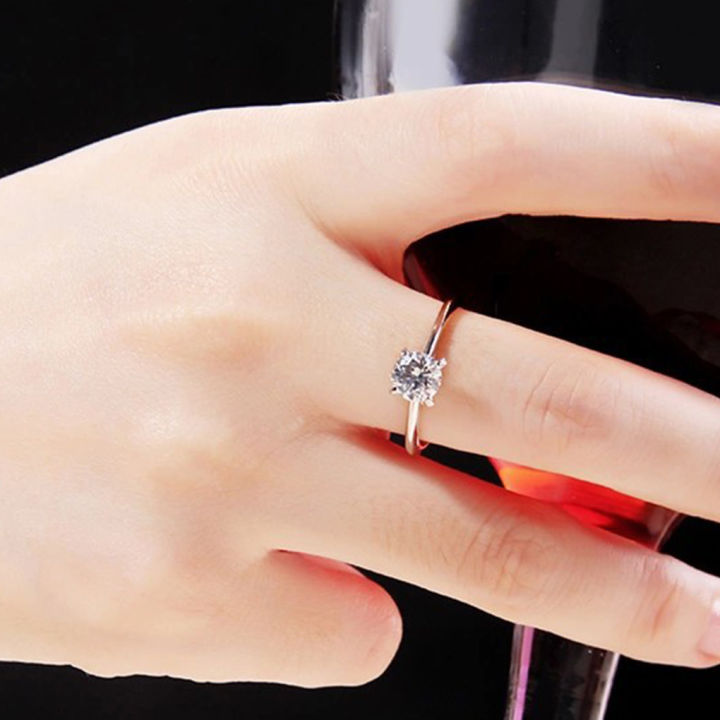 ของขวัญวันครบรอบงานหมั้นแหวนคู่ปรับช่องเปิดทองแดง1แหวนแต่งงานคู่