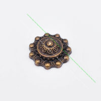 50PCS 14mm Biker Antique Brass Plated Flower Rivet Stud Spot Cone Fastener For DIY Leathercraft Bag Shoes Purse Belt Bracelet