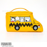 Japan Miscellaneous Appendix Cartoon Cute Snoopy School Bus Shape