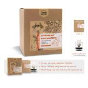 Cà phê phin giấy Robusta Lâm Đồng DalatFarm - Hộp 10 túi x 10 g