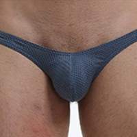 Lingerie Mesh Breathable Underwear Buttocks Open Thongs Erotic Male Panties Pouch Convex Sexy Transparent Strings G Back T 39;s Men