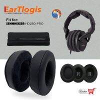 EarTlogis Replacement Parts for Sennheiser HD280 PRO HD-280 Headset EarPads Bumper Earmuff Cover Cushion Cups Pillow Headband